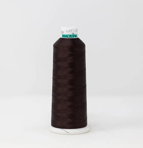 Madeira Rayon 1059 Dark Chocolate Embroidery Thread 5500 Yards