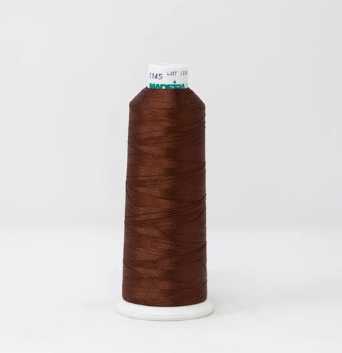 Madeira Rayon 1145 Coffee Bean Embroidery Thread 5500 Yards