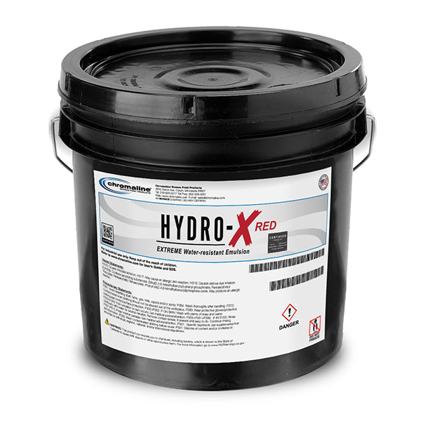 Chromaline Hydro-X Red Photopolymer Emulsion - 3.5 Gallon