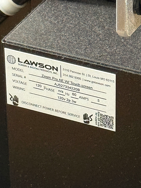 Used - Lawson Pre-Treatment Machines (4 Available) - $3,500/unit