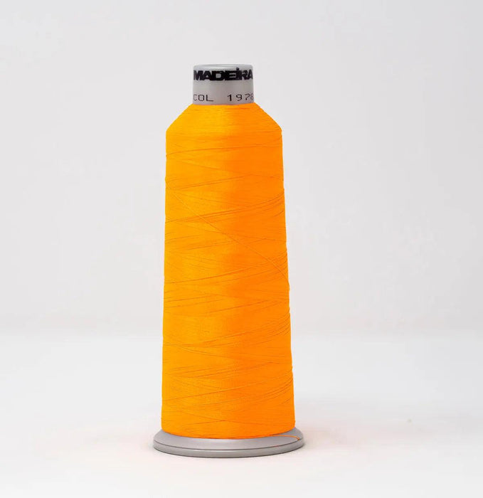 Madeira Polyneon 1978 Fluorescent Orange Embroidery Thread 5500 Yards