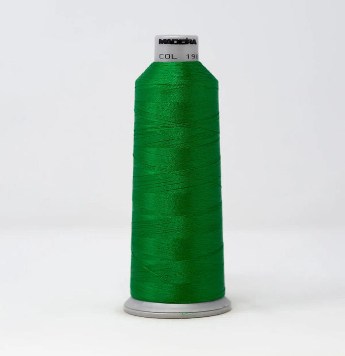 Madeira Polyneon 1988 Kelly Green Embroidery Thread 5500 Yards
