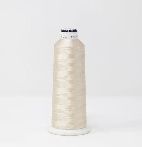 Madeira Rayon 1072 Coconut Cream Embroidery Thread 5500 Yards