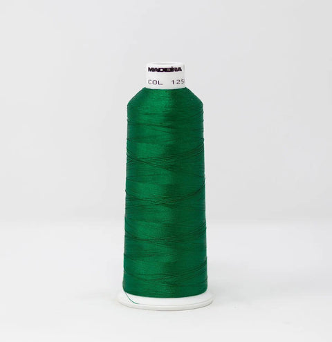 Madeira Rayon 1250 Christmas Green Embroidery Thread 5500 Yards