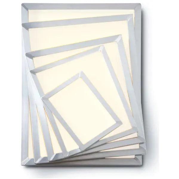 NT 20" x 24" 86 White Mesh Alum Frame