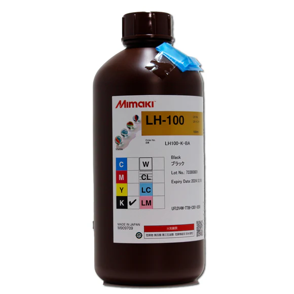 Mimaki LH-100 Black UV Curable Ink -1 Liter