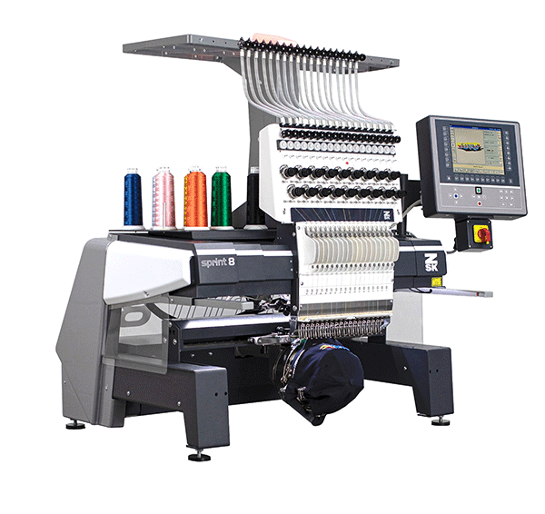 ZSK Sprint 9 1-Head 18-Needle Embroidery Machine