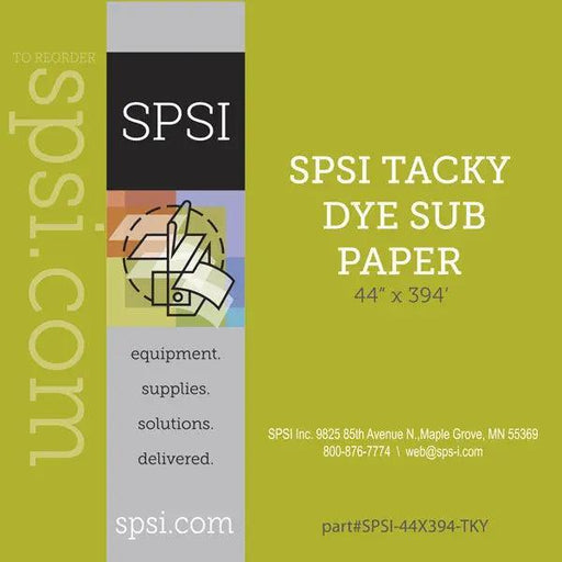 SPSI Tacky Dye Sub Paper 44" x 394' SPSI Inc.