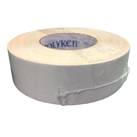 White Cloth Tape 3" x 60yd Roll Solvent Resistant