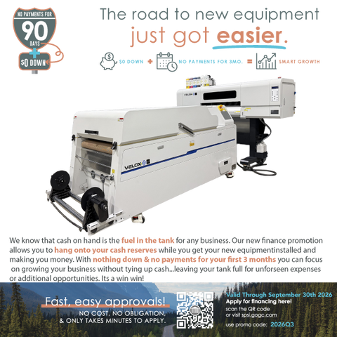 Velox Plus 5 head DTF System