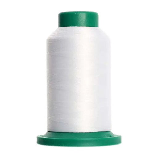 Isacord 0010 Silky White Embroidery Thread 5000M Isacord